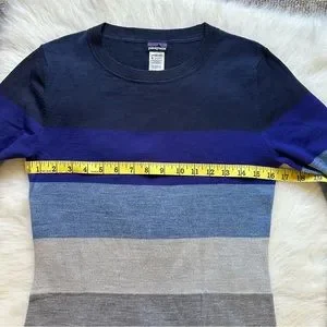 Patagonia | Tops | Patagonia Merino Wool Striped Sweater | Poshmark